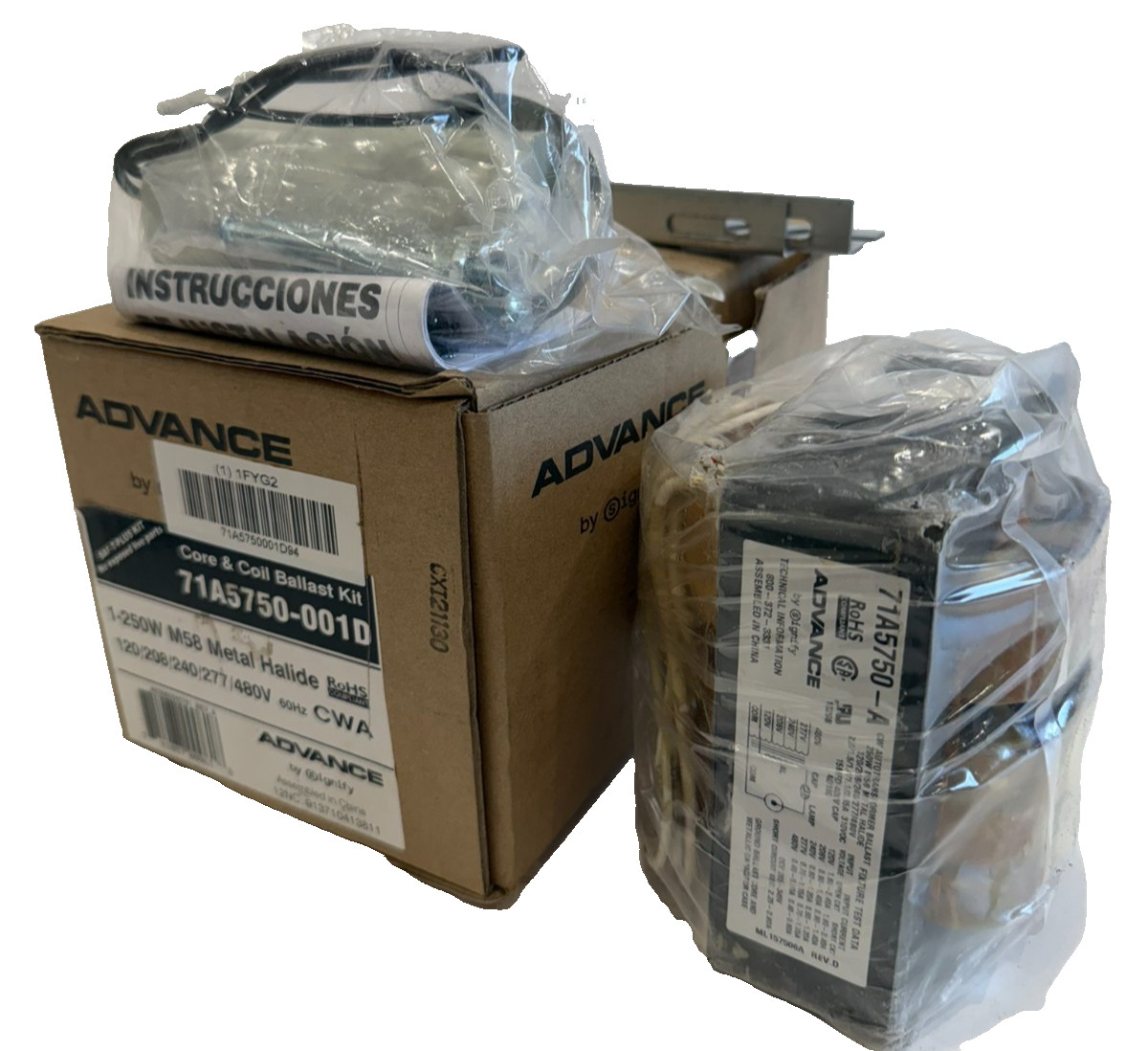 NEW ADVANCE 71A5750-001D CORE & COIL BALLAST KIT 71A5750-A 71A5750001D NEW ADVANCE 71A5750-001D CORE & COIL BALLAST KIT 71A5750-A 71A5750001D