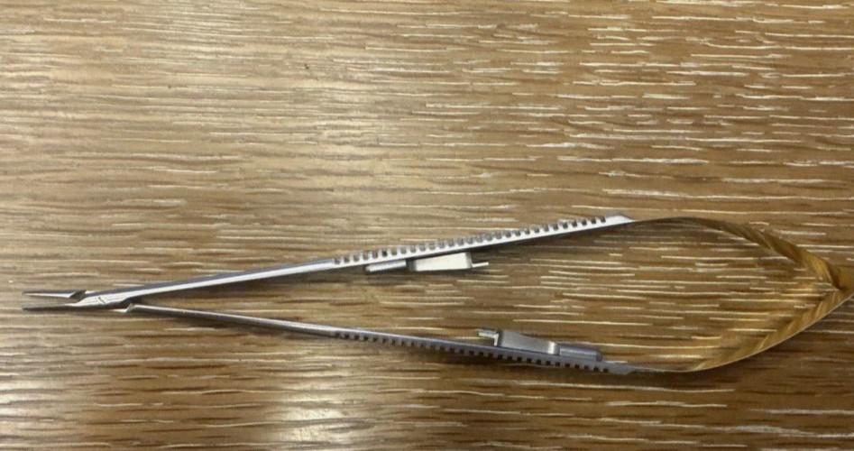 3PCS Aesculap FM542R Micro Straight Needle Holder Castroviejo 7 1/4” (185mm)