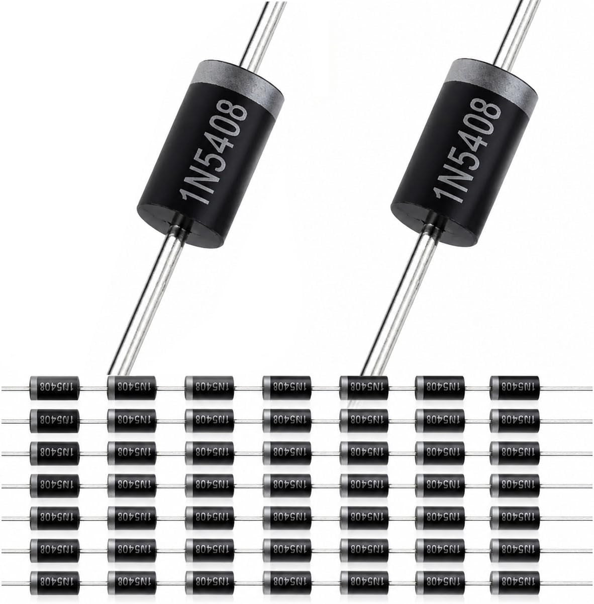 50Pcs 1N5408 Rectifier Diodes 3A 1000V DO-201AD DO-27 Electronic