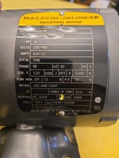 Baldor BM3539 .5HP Electric Motor 230/460V 3PH 1140RPM 56 Fr. W/ 115/230V Brake picture