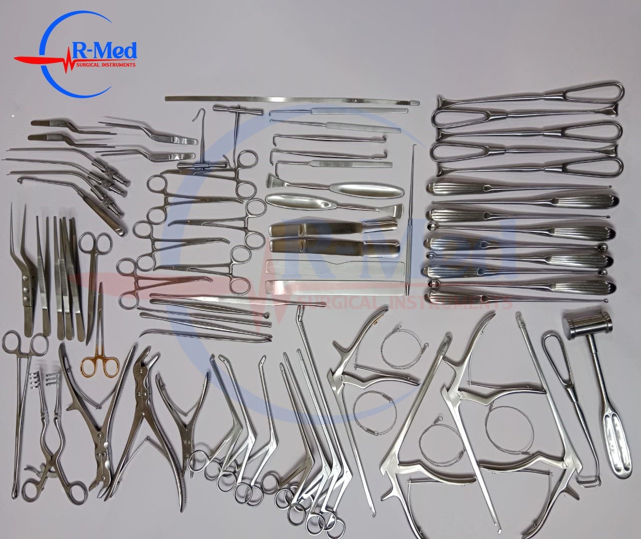 Basic Craniotomy & Laminectomy Surgical Orthopedic Spinal Instruments 78 Pcs Set Basic Craniotomy & Laminectomy Surgical Orthopedic Spinal Instruments 78 Pcs Set