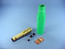 Leviton 17D22-G Green 17 Series Male Detachable 690A Cam Plug Two Set Screw 600V picture