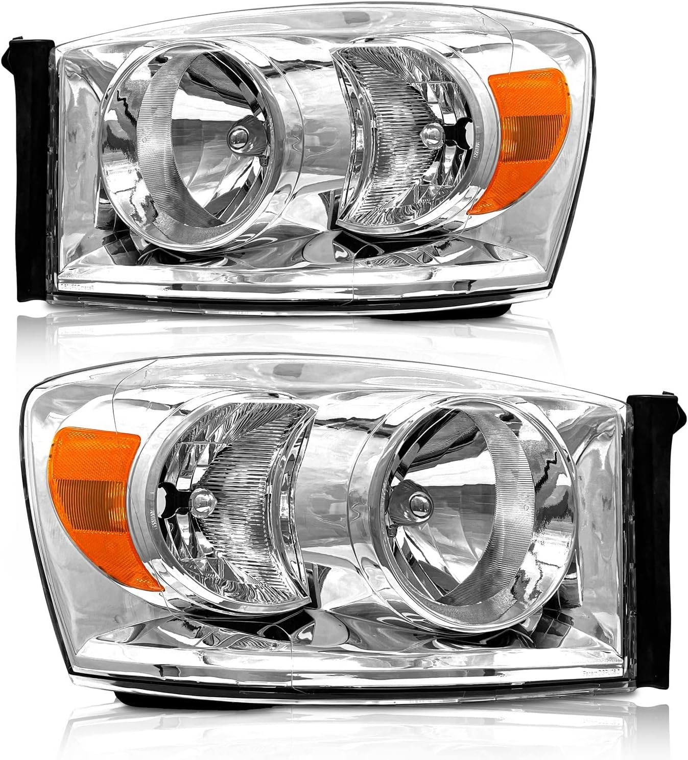 for 2006-2009 Dodge Ram Headlights Assembly Pair | fits for 2006-2008 Dodge Ram