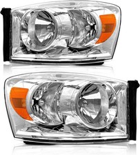 for 2006-2009 Dodge Ram Headlights Assembly Pair | fits for 2006-2008 Dodge Ram picture