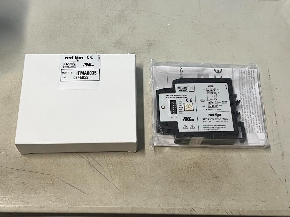 Red Lion IFMA0035 Frequency to Analog Converter 9-32VDC DIN Rail New open Box