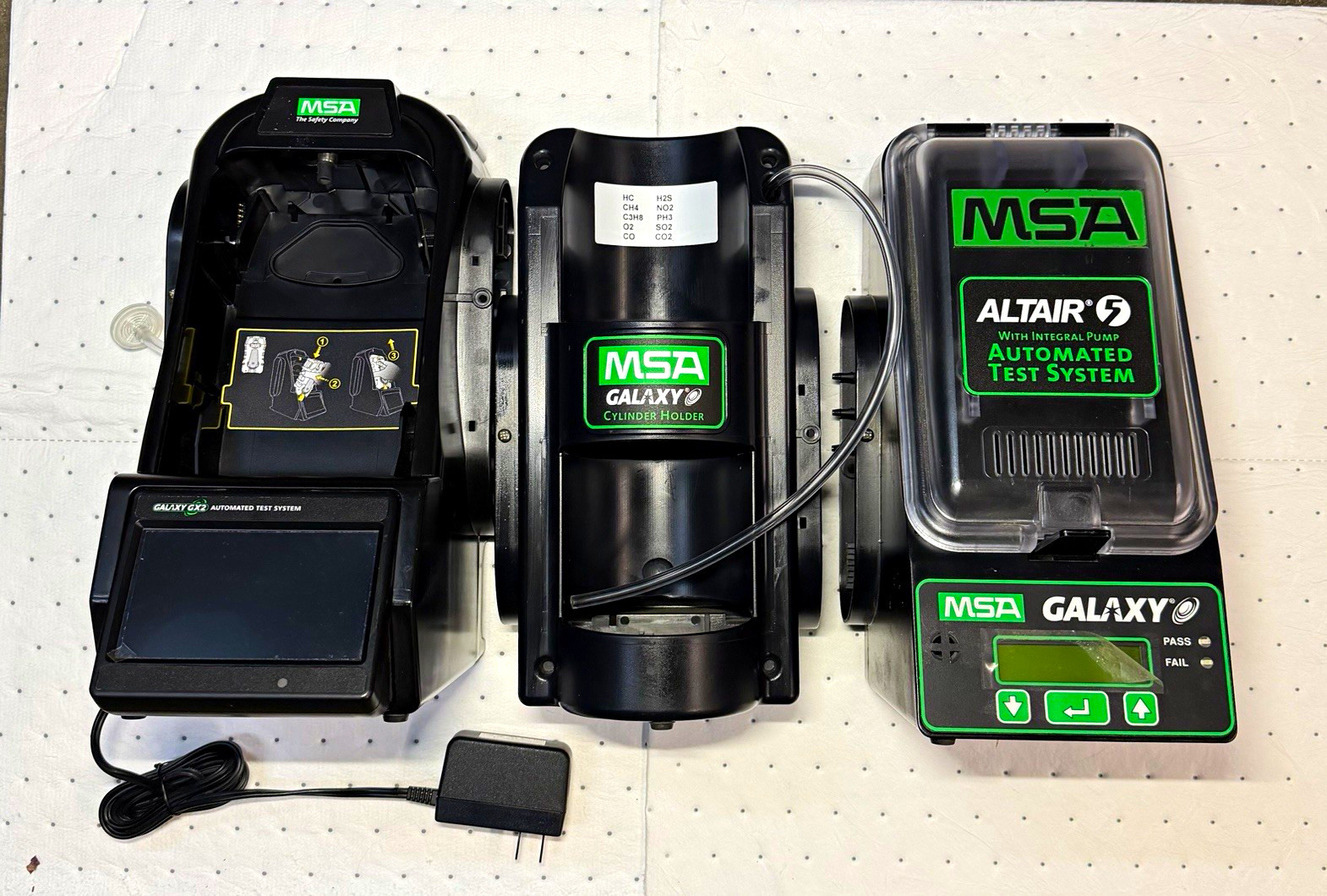 MSA Galaxy GX2 Automated Test System, Cylinder Holder, Altair/Altair Pro, 5/5x