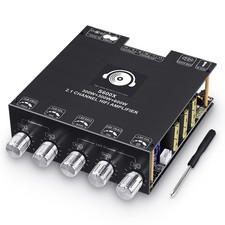 S600X Bluetooth 5.2 Audio Amplifier Board HiFi Stereo Amp 2.1CH 300W*2+600W picture