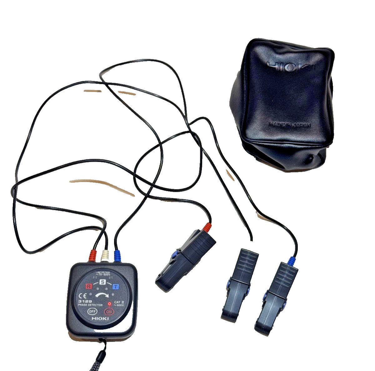 Hioki 3129 Phase Detector Non-Contact 70-600V AC CAT III 600V