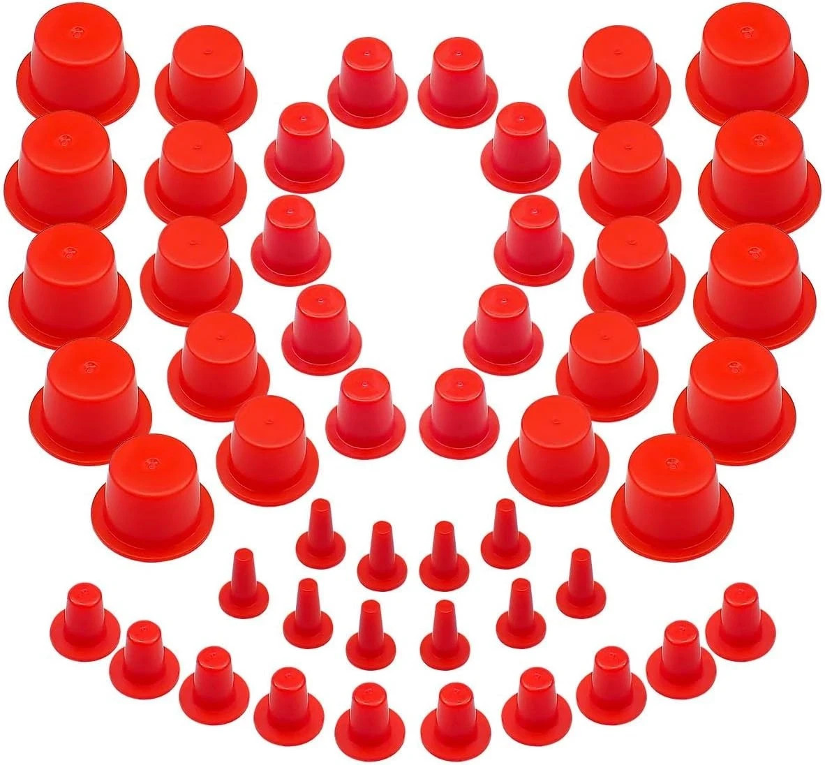 50 Pcs Automotive Cap Plugs Kit 0.11