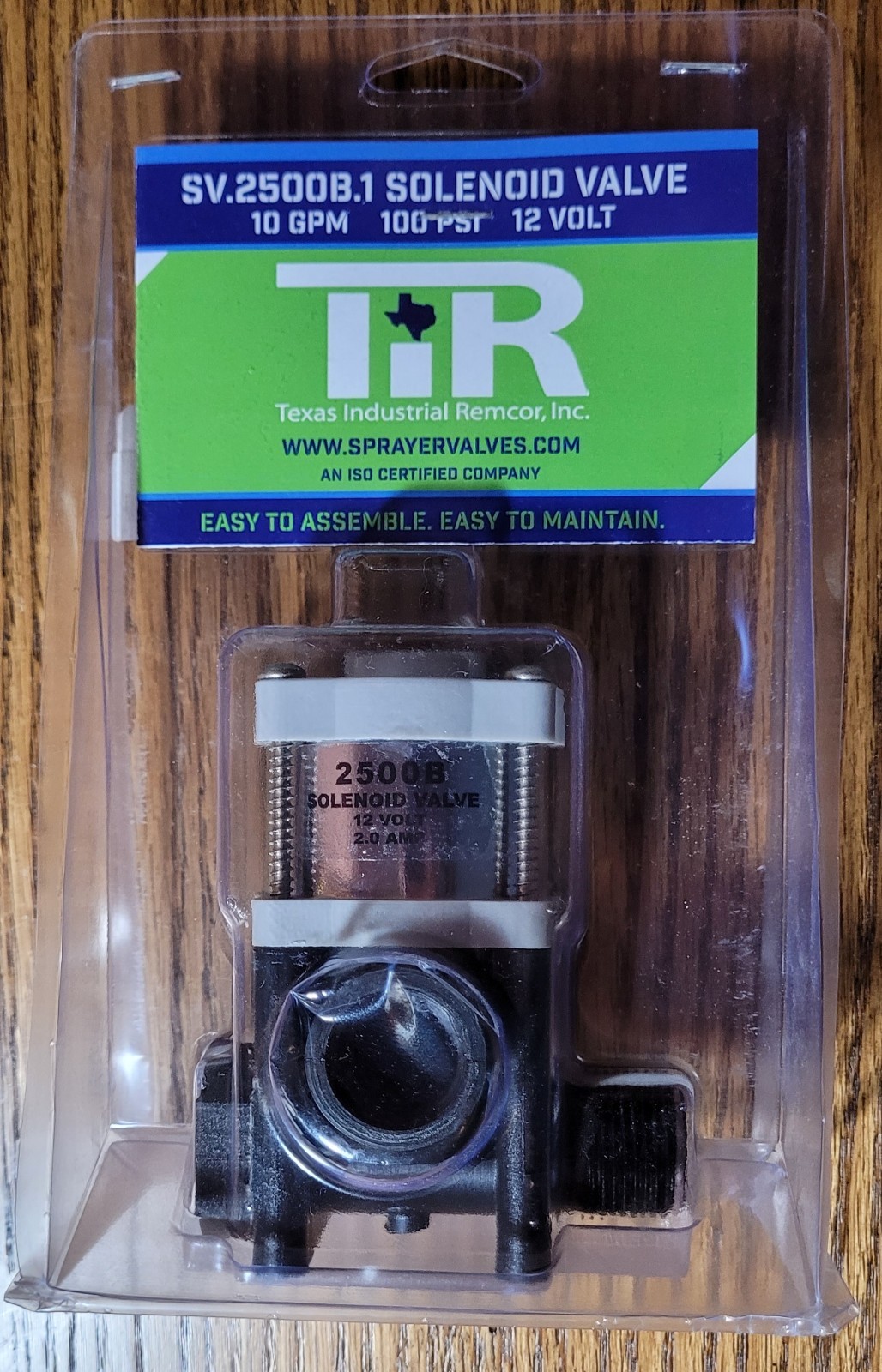 Texas Industrial Remcor 2500B 12V 2.0A Solenoid Electric Boom Valve TIR