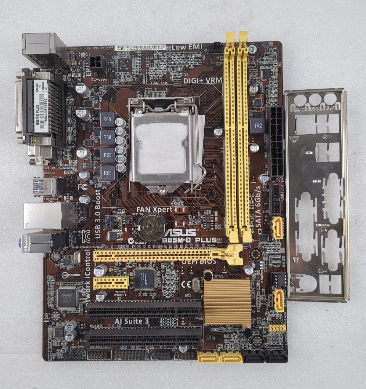 ASUS B85M-D PLUS Motherboard LGA1150 DDR3 VGA + DVI Mainboard