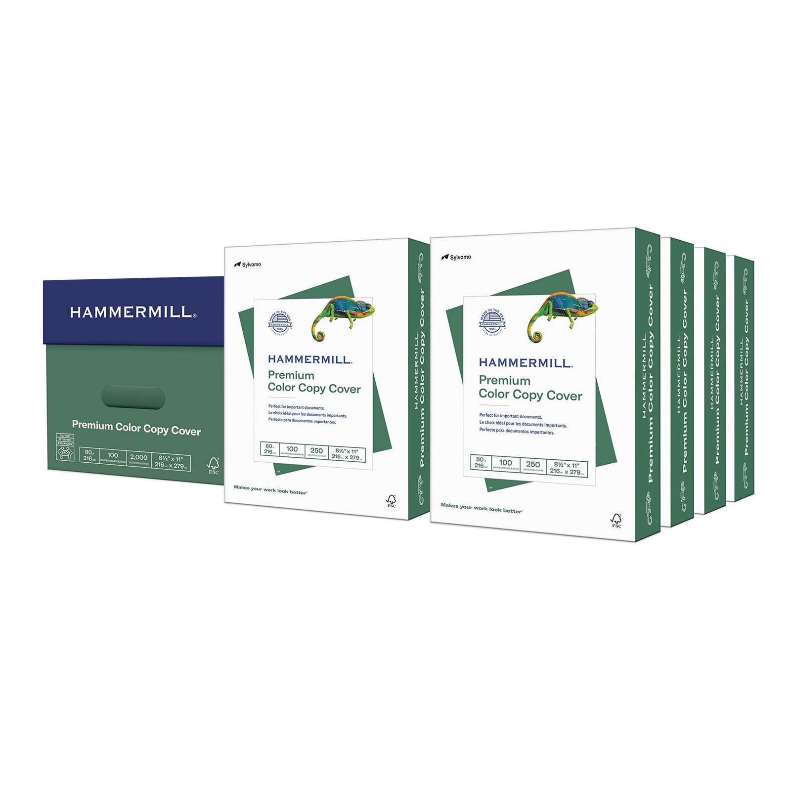 Hammermill Cardstock Premium Color Copy,Cover,80 lb,8.5x11,8 Pck (2,000 Sheets) Hammermill Cardstock Premium Color Copy,Cover,80 lb,8.5x11,8 Pck (2,000 Sheets)