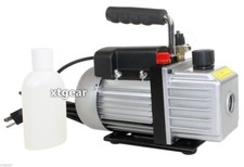 Single Stage 3CFM 1/4HP Rotary Vane  HVAC Vacuum Pump Air AC A/C R410a R134a picture