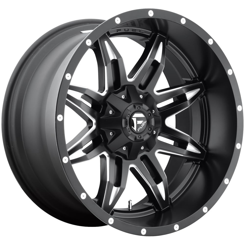 LETHAL 20X10 6X135/5.5 4.56-24mm MATTE BLACK MILLED - D56720009845