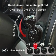  Car One-Touch Start Button with Push-To-Start Rocker Rocker Decor One-Touch Ca picture