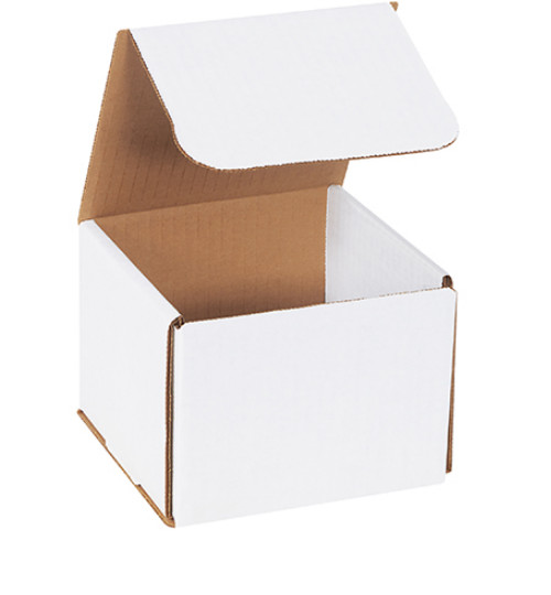 1-500 CHOOSE QUANTITY 5x5x5 Corrugated White Mailers Packing Boxes 5\ 1-500 CHOOSE QUANTITY 5x5x5 Corrugated White Mailers Packing Boxes 5\