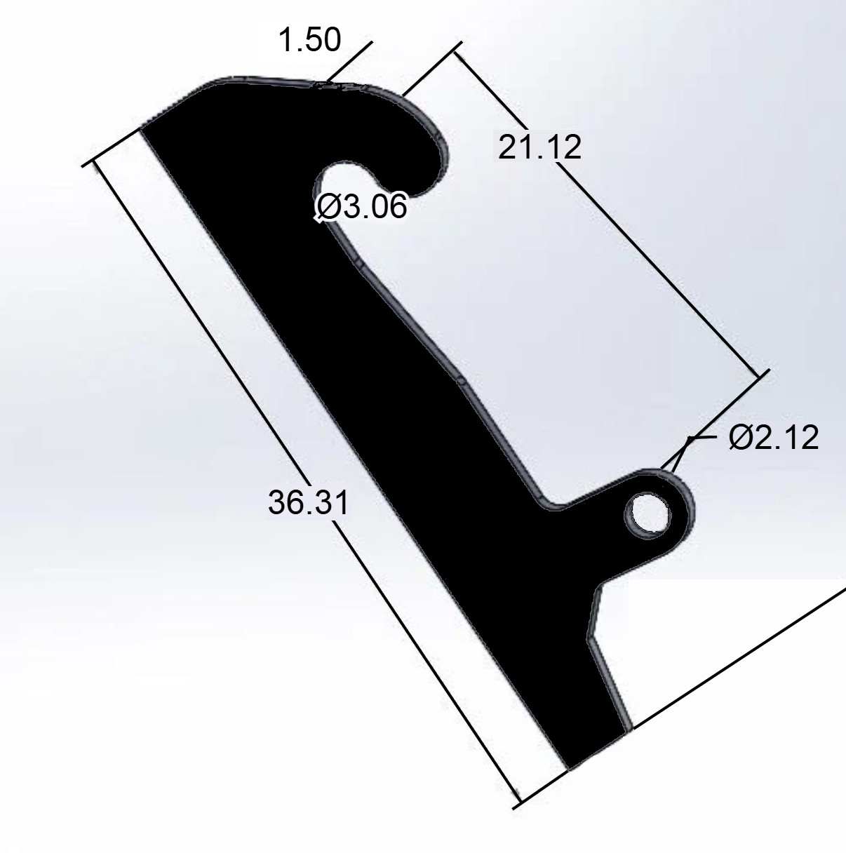 JRB 418 Blank Quick Attach for JRB Loader mounts sold as a pair & includes ears