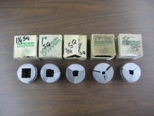 Superior Cincinnati square CNC collet pads varying sizes picture