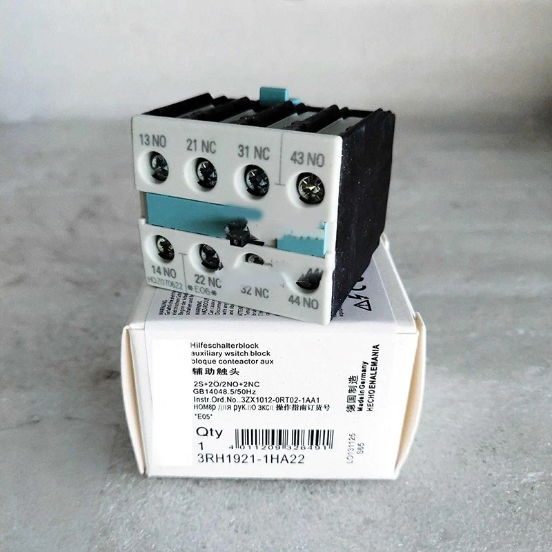 3RH1921-1HA22 1PCS New Siemens 3RH1921-1HA22 Auxiliary Contact  Deliver quickly