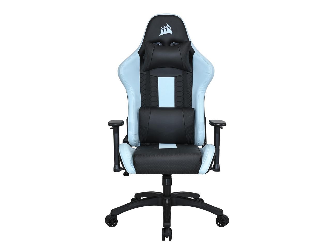 Corsair TC100 Relaxed Gaming Chair (Black Blue Leatherette) Corsair TC100 Relaxed Gaming Chair (Black Blue Leatherette)