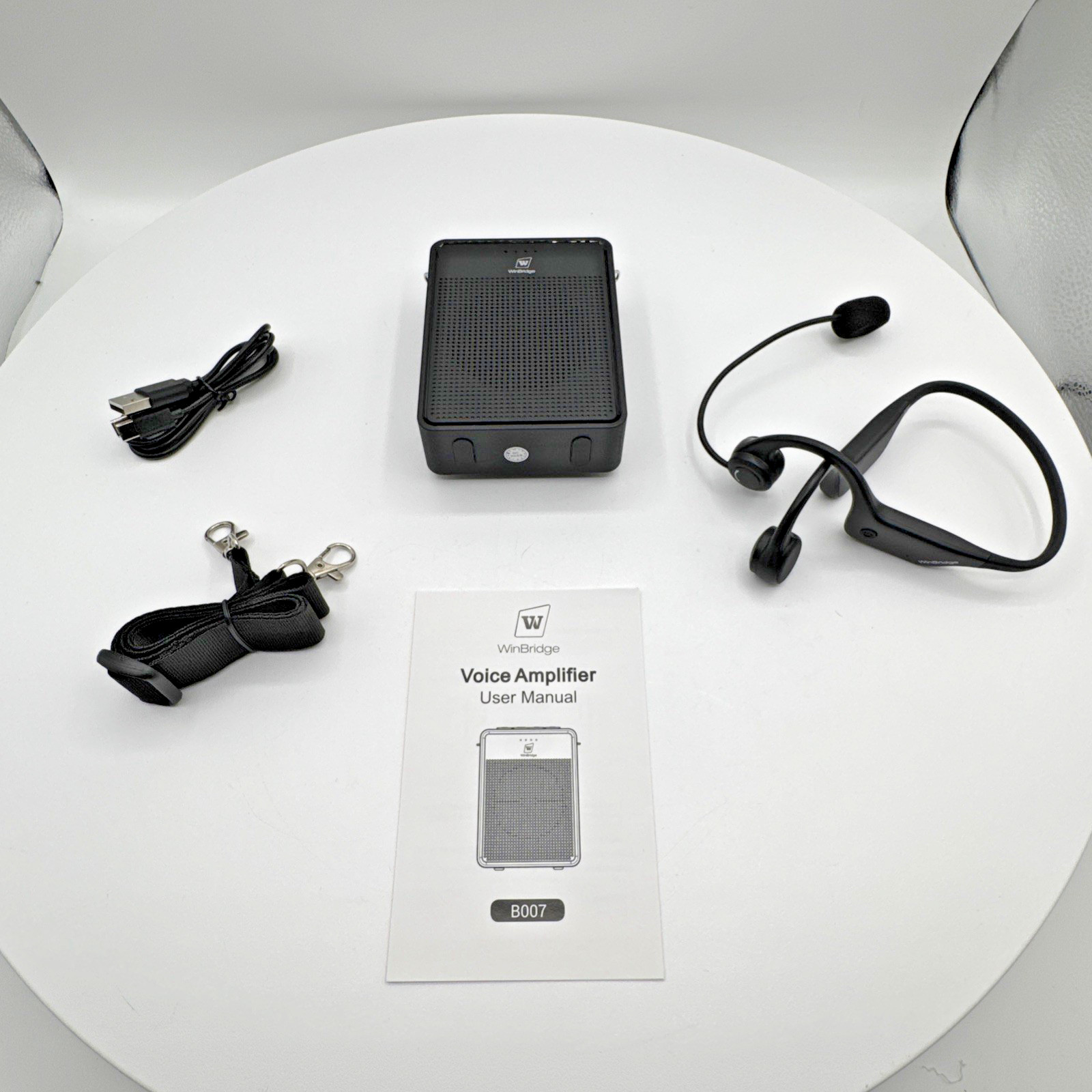 WinBridge B007 15W Wireless Voice Amplifier Headset Mic Bluetooth Teacher PA WinBridge B007 15W Wireless Voice Amplifier Headset Mic Bluetooth Teacher PA