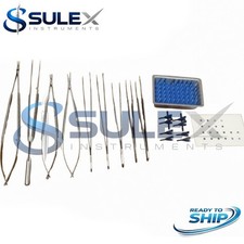 Micro Surgery Instrument Set 9 Pcs With Micro Vascular Clamp Plastic Surgery picture