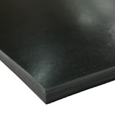 EPDM Rubber Sheet 1/8 in. Thick x 12 in. W x 12 in. Length Black 60A Durometer picture