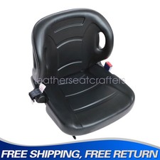 New Fit For Toyota 5-Series Forklift Seat With Seatbelt & Switch Adjustable Back picture