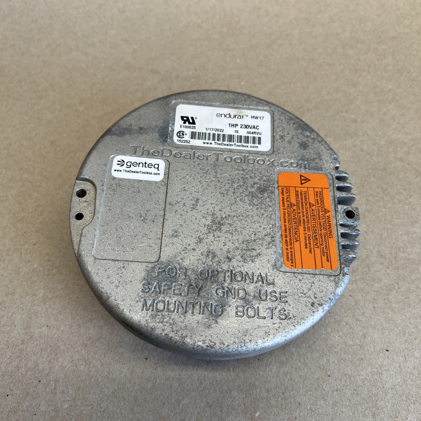 GE ECM X13 HW17 1hp Rotation CCW E266 **2022**