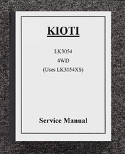 LK3054 Service Manual Fits Kioti Tractor LK3054 4WD Diesel DETAILED Workshop   picture