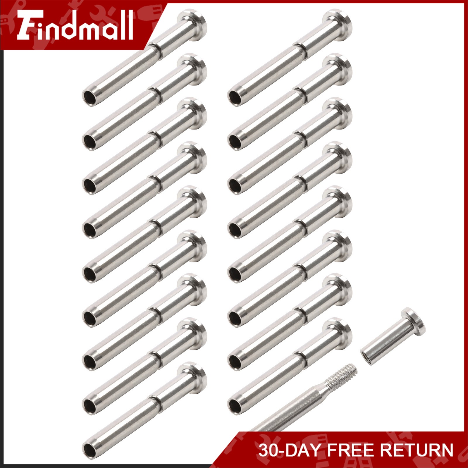 Findmall 20 PCS Invisible Cable Railing Hardware 3/16