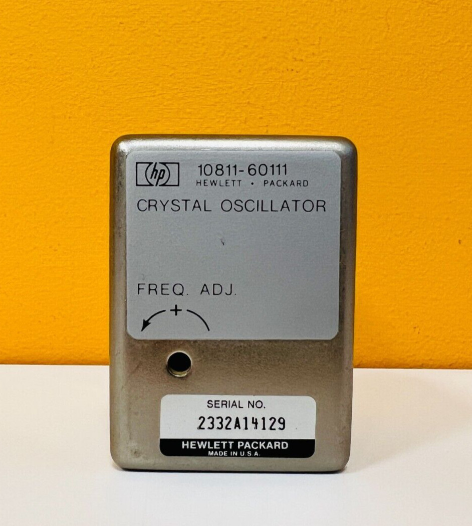 HP Agilent 10811-60111 10.000 MHz, Precision Crystal Oscillator. Tested
