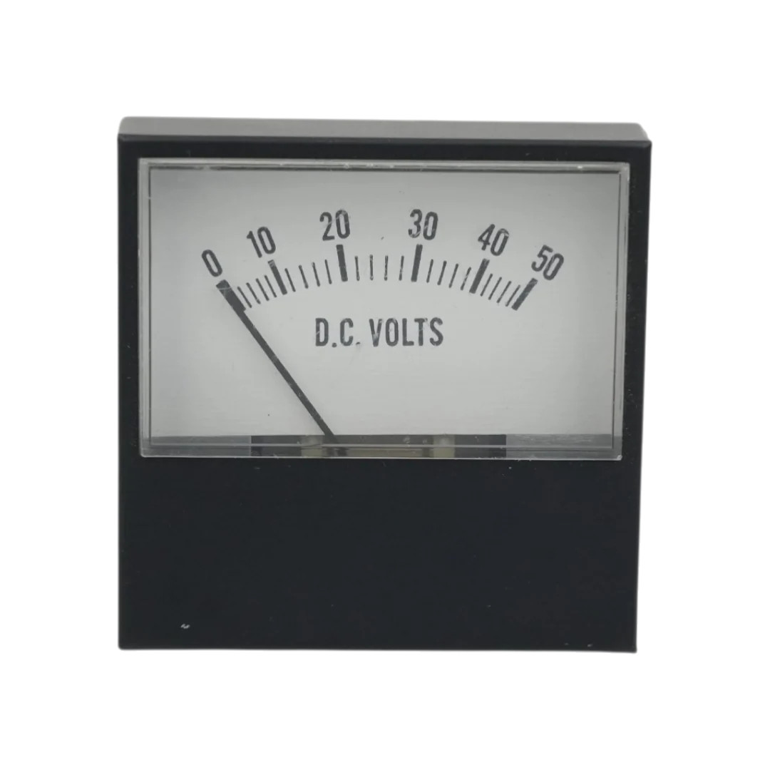 Prime Analog Panel Meter 0-50 DC Volts (New)