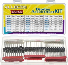 20 Values Diodes Kit Rectifier Schottky Fast Recovery Assortment 1N4001-1N5822 picture