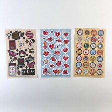 Passion Planner Stickers Magic Butterfly Heart Self Care Love Health 3 Sheets picture