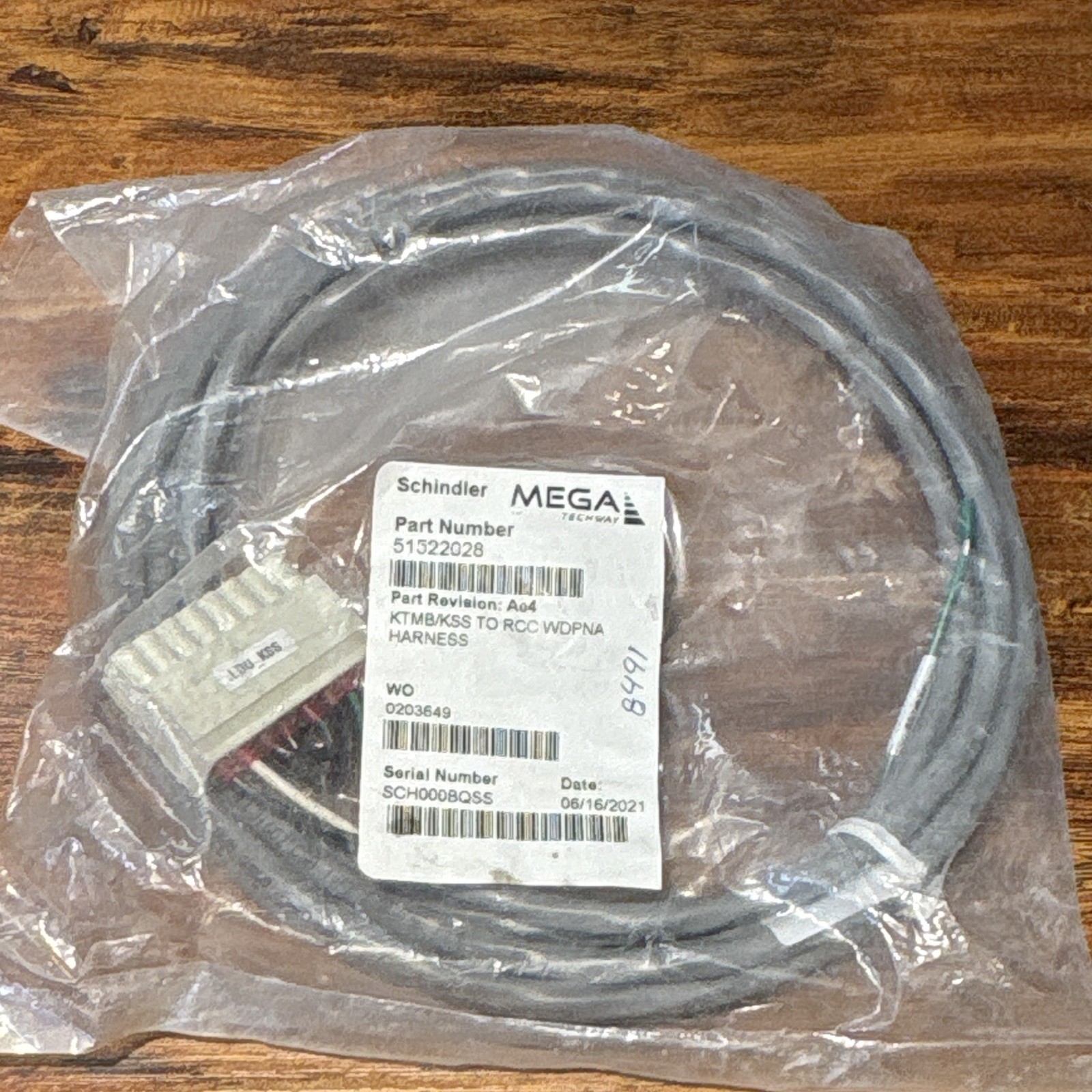 Lot - Schindler Elevator Wiring Harness Reynosa mx TSU-VF RCC WDPNA 18 AWG 65ft. Lot - Schindler Elevator Wiring Harness Reynosa mx TSU-VF RCC WDPNA 18 AWG 65ft.