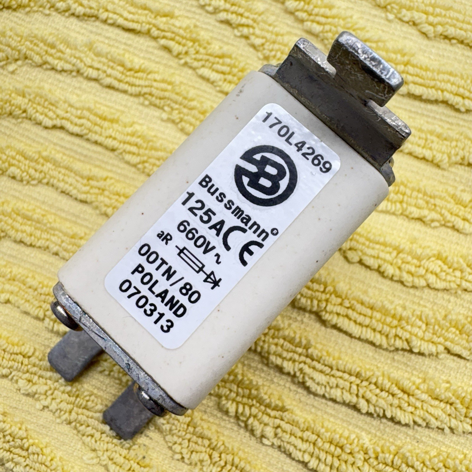 Bussmann Semi-Conductor Fuse 170L4269 125AMP 660V New - Free US shipping