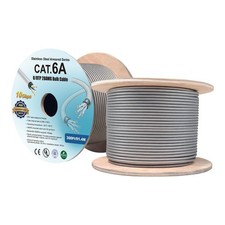 300Ft Cat6A 28AWG Stainless Steel Armored Bulk Cable picture