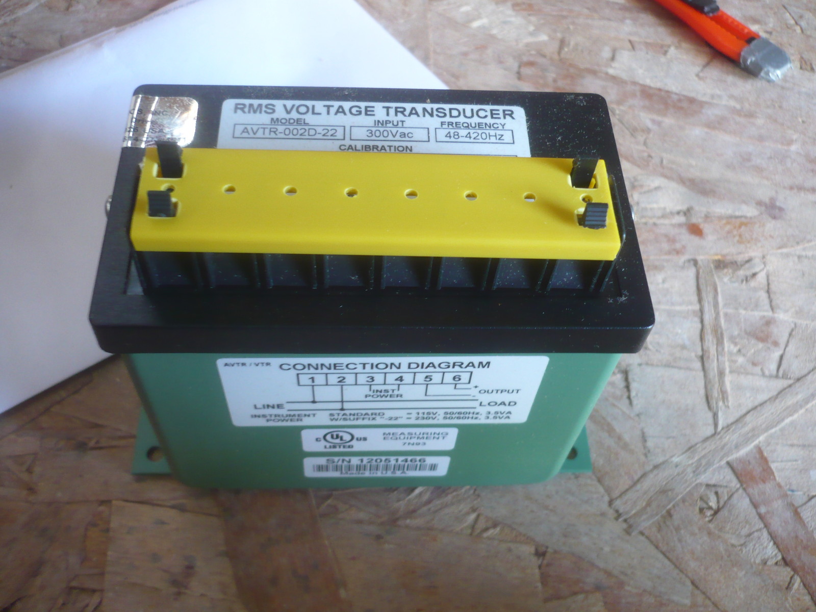 New Ohio Semitronics AVTR-002D-22 RMS Voltage Transducer L@@K New Ohio Semitronics AVTR-002D-22 RMS Voltage Transducer L@@K
