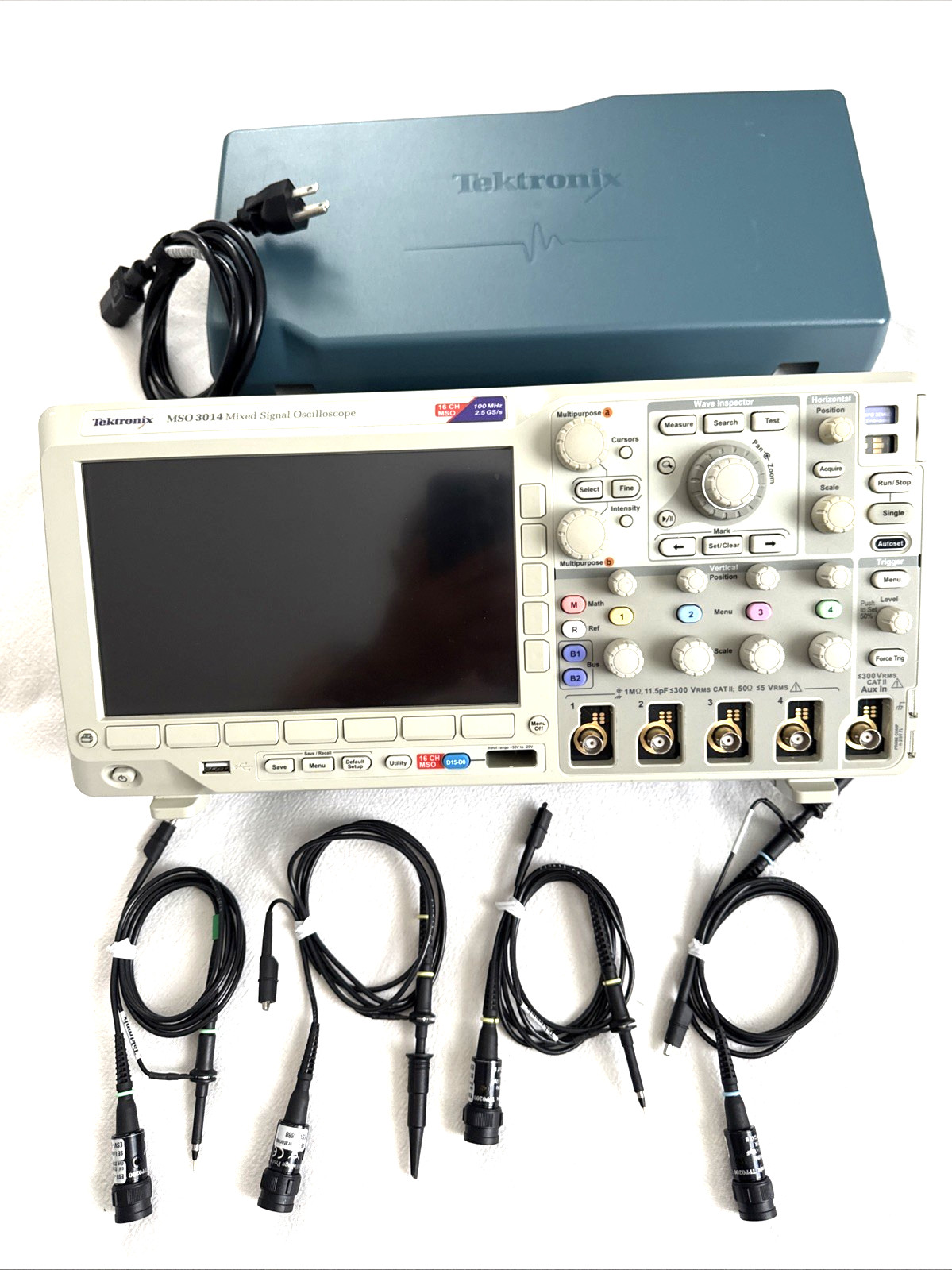 Tektronix MSO3014 100MHZ,/ 2.5GS/S 4+16CH MSO Mixed Signal Oscilloscope