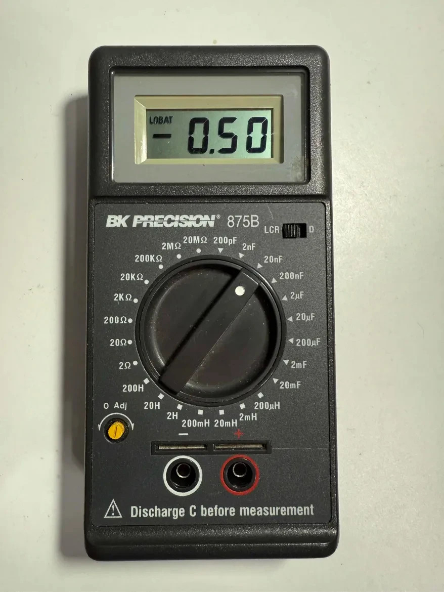BK Precision 875B LCR Digital Meter Inductance Capacitance Resistance Tester