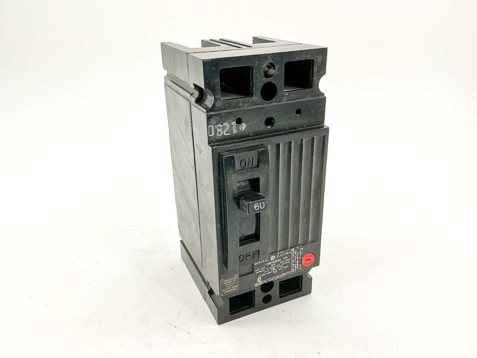 New General Electric TEB122060 Circuit Breaker 60A 250V 2P - No Box New General Electric TEB122060 Circuit Breaker 60A 250V 2P - No Box