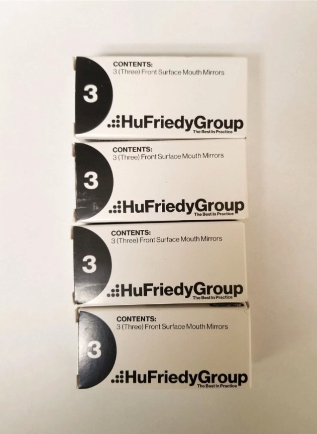 (Qty: 12)Hu-Friedy MIR5DS/Double Sided Front Surface Cone Socket Mirror Heads #5 (Qty: 12)Hu-Friedy MIR5DS/Double Sided Front Surface Cone Socket Mirror Heads #5