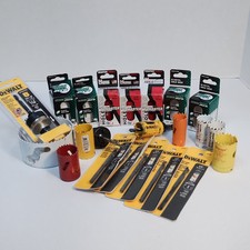 Tools Hole Saw Lot. DeWalt, Morse Cobalt Xlt. Milwaukee, Lenox Storrett picture