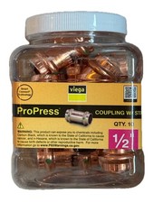 Viega ProPress 1/2” Coupling W/ Stop (pack Of 10) 77440 picture