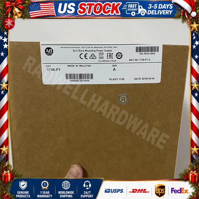 1 PCS New Factory Sealed AB 1746-P1 SLC 500 PLC Power Supply Rack Module 1746P1 1 PCS New Factory Sealed AB 1746-P1 SLC 500 PLC Power Supply Rack Module 1746P1
