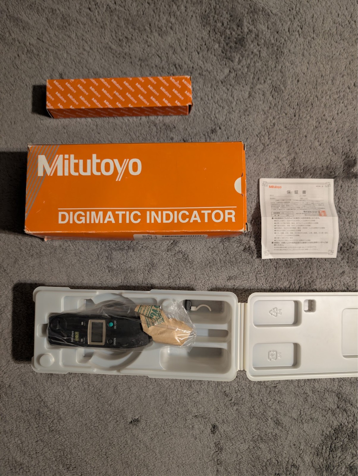 Mitutoyo Absolute Digimatic Indicator 575-123 and 2m SPC Cable 905409