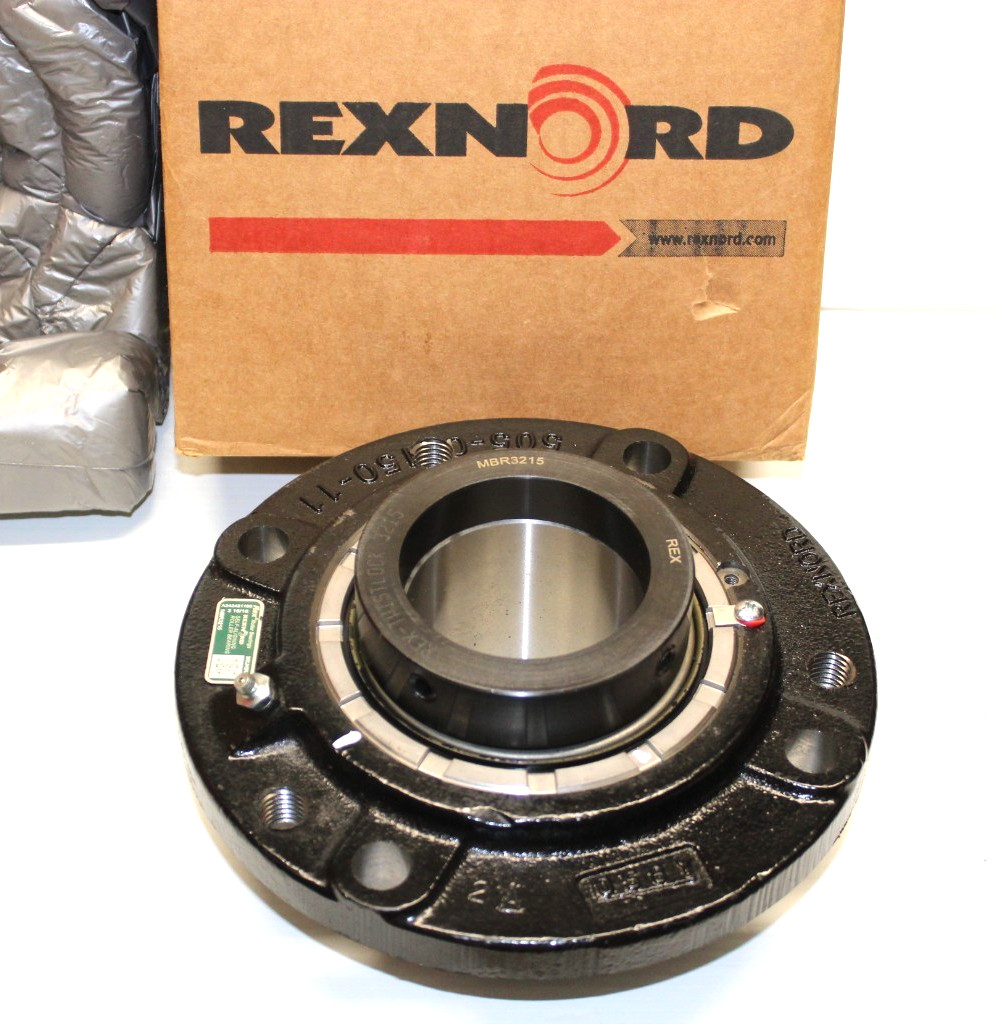 ⭐NEW IN BOX⭐ REXNORD MBR3215 4-Bolt Flange Spherical Roller Bearing 2-15/16