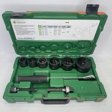 Greenlee 7238SB Slug-Buster Knockout Kit w/Ratchet Wrench Punch Set 1/2