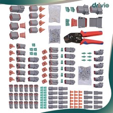 Connector Plug Kit 1750Pcs With Crimp Tool Automotive #DT-KIT3-TR USA picture